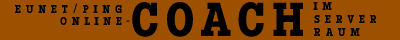 EUnet/PING  O N L I N E - C O A C H  im Serverraum